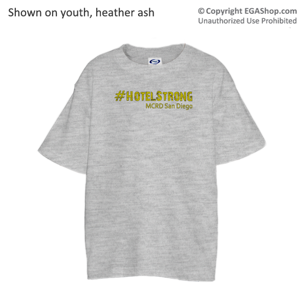 _T-Shirt (Youth): 2nd Battalion Hashtag Strong