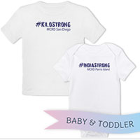 _T-Shirt/Onesie (Toddler/Baby): 3rd Battalion Hashtag Strong