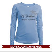 _Long Sleeve Shirt (Ladies, Solar): My Hero. My Marine.
