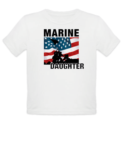 _T-Shirt/Onesie (Toddler/Baby): Iwo Jima Marine Family