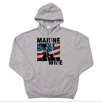 _Hoodie: Iwo Jima Marine Family