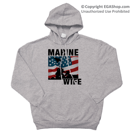 Hoodie: Iwo Jima Marine Family