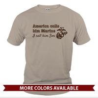 _T-Shirt (Unisex): America Calls Them Marine