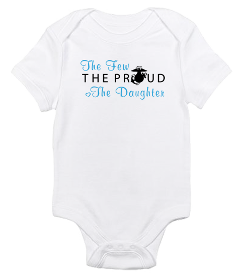 _T-Shirt/Onesie (Toddler/Baby): The Few The Proud (Heart)