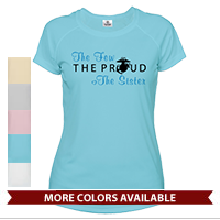 _T-Shirt (Ladies, Solar): The Few The Proud (Heart)