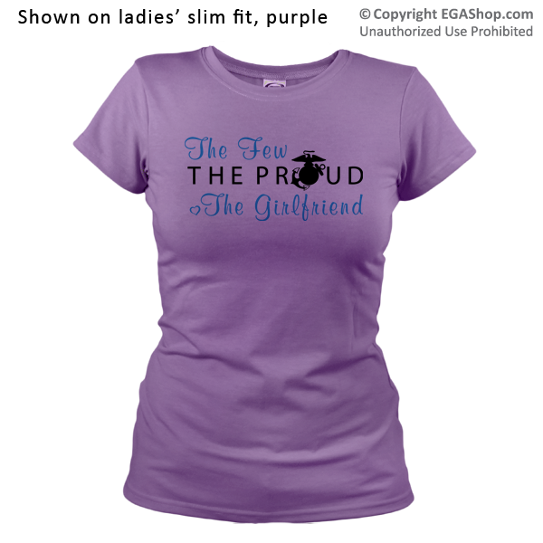 _T-Shirt (Ladies): The Few The Proud (Heart)