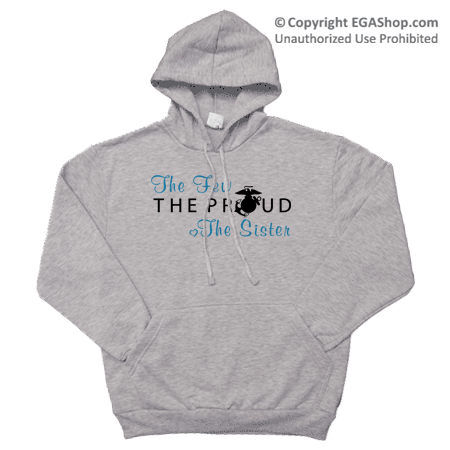 Hoodie: The Few The Proud (Heart)