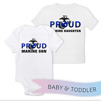 _T-Shirt/Onesie (Toddler/Baby): Proud EGA