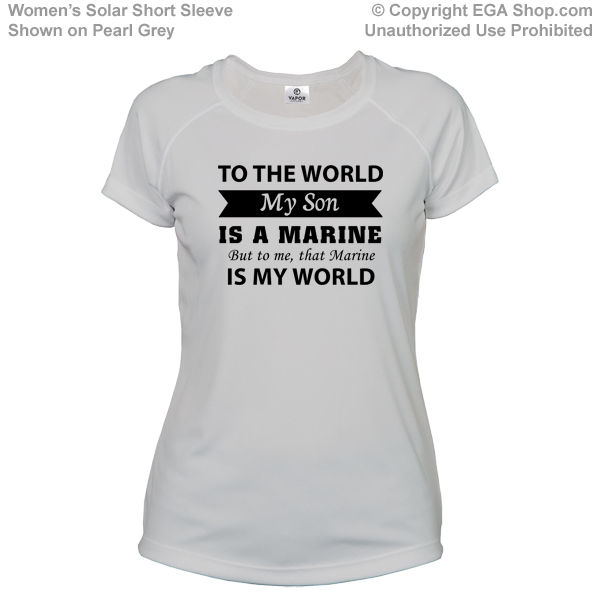 _T-Shirt (Ladies): That Marine is My World