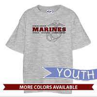 _T-Shirt (Youth): Honor, Courage, Commitment - Family