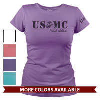 _T-Shirt (Ladies): USMC EGA Family