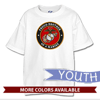 _T-Shirt (Youth): USMC Seal Family
