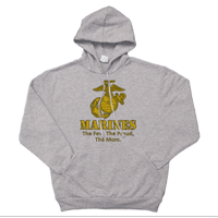 Hoodie: Yellow Marines Family