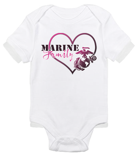 _T-Shirt/Onesie (Toddler/Baby): Marine Love