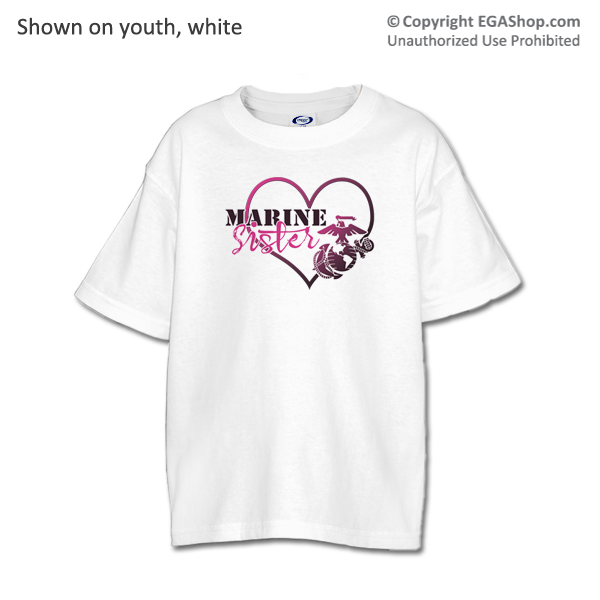 _T-Shirt (Youth): Marine Love