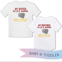 _T-Shirt/Onesie (Toddler/Baby): My ___ Is A U.S. Marine