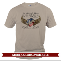 _T-Shirt (Unisex): 5/01/11 Liberty Forever, Mission Continues (Short Sleeve)