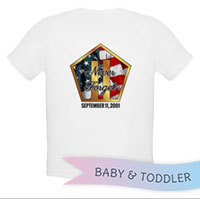 _T-Shirt/Onesie (Toddler/Baby): Never Forget 9/11