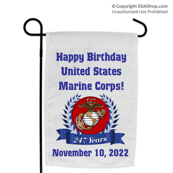 Garden Flag: Marine Corps Birthday 2022