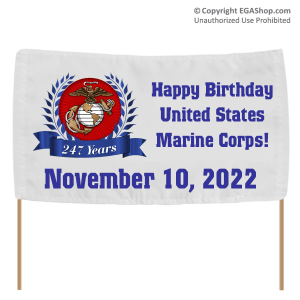 Banner: 2022 Marine Corps Birthday
