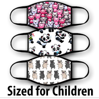 Face Covering Child Size: Animal Characters