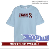 _T-Shirt (Youth): Team Marine Parents