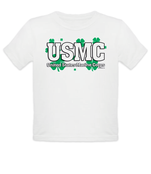 _T-Shirt/Onesie (Toddler/Baby): USMC Shamrocks