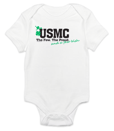 _T-Shirt/Onesie (Toddler/Baby): The Few The Proud and a Few Irish