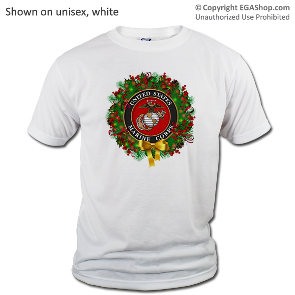 _T-Shirt (Unisex): USMC Seal Wreath