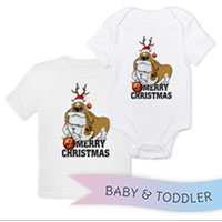 _T-Shirt/Onesie (Toddler/Baby): Semper Fido Christmas