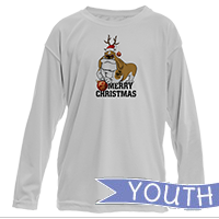 _Youth Solar Long Sleeve Shirt: Semper Fido Christmas
