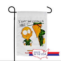 Garden Flag (Made in USA): SemperToons - Eyeballs Move