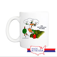 Mug (Made in USA): SemperToons -  DI Sleeping 