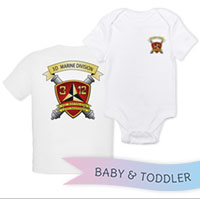 _T-Shirt/Onesie (Toddler/Baby): 3/12 Marines