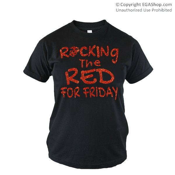 _T-Shirt (Cotton): Rocking the Red EGA