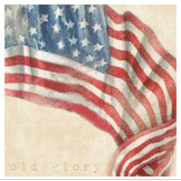 Paper, Americana Flag, 12x12
