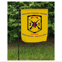 Garden Flag: 2/1 Marines Welcome Home Style B