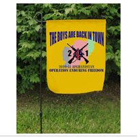 Garden Flag: 2/1 Marines Welcome Home Style A