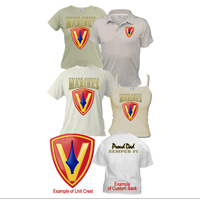 Custom Division (5th Mar Div) Apparel (Short Sleeve)