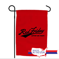 Garden Flag: Red Friday Support Troops