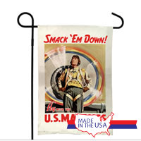 WWII Poster, Smack 'Em Down!: Garden Flag