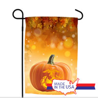 Garden Flag: (October) EGA Jack-o-lantern