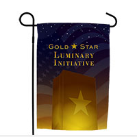 Garden Flag: Gold Star Luminary Initiative