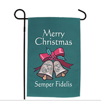 Garden Flag: Merry Christmas and Semper Fidelis