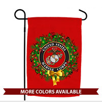 Garden Flag: USMC Seal Wreath