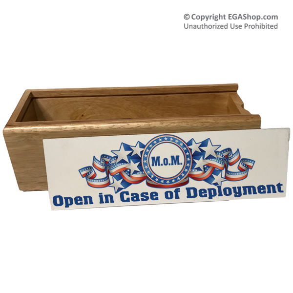 Wine Box: M.o.M - Open in Case of Deployment