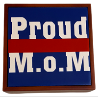 Keepsake Box, Narrow Frame: Proud M.o.M.