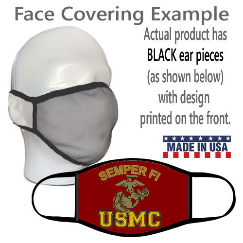 Face Covering: Semper Fi (EGA) USMC