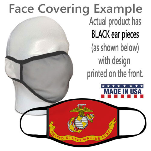 Face Covering: Likeness of the Marine Corps Flag