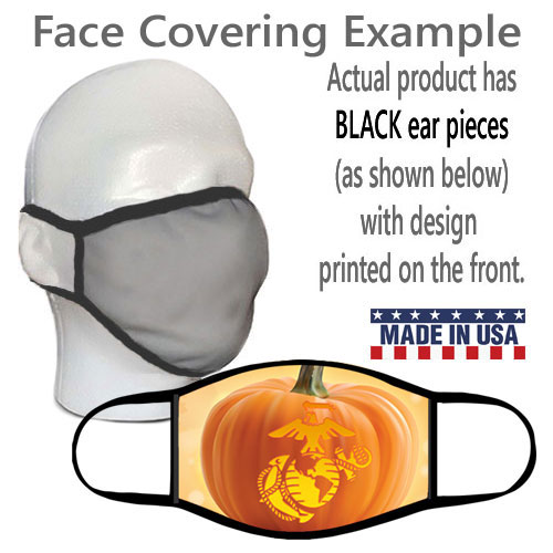 Face Covering: EGA on Jack-O-Lantern